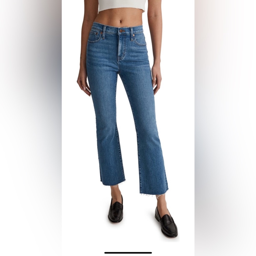 Madewell Mid-rise Kick Out Crop Jeans